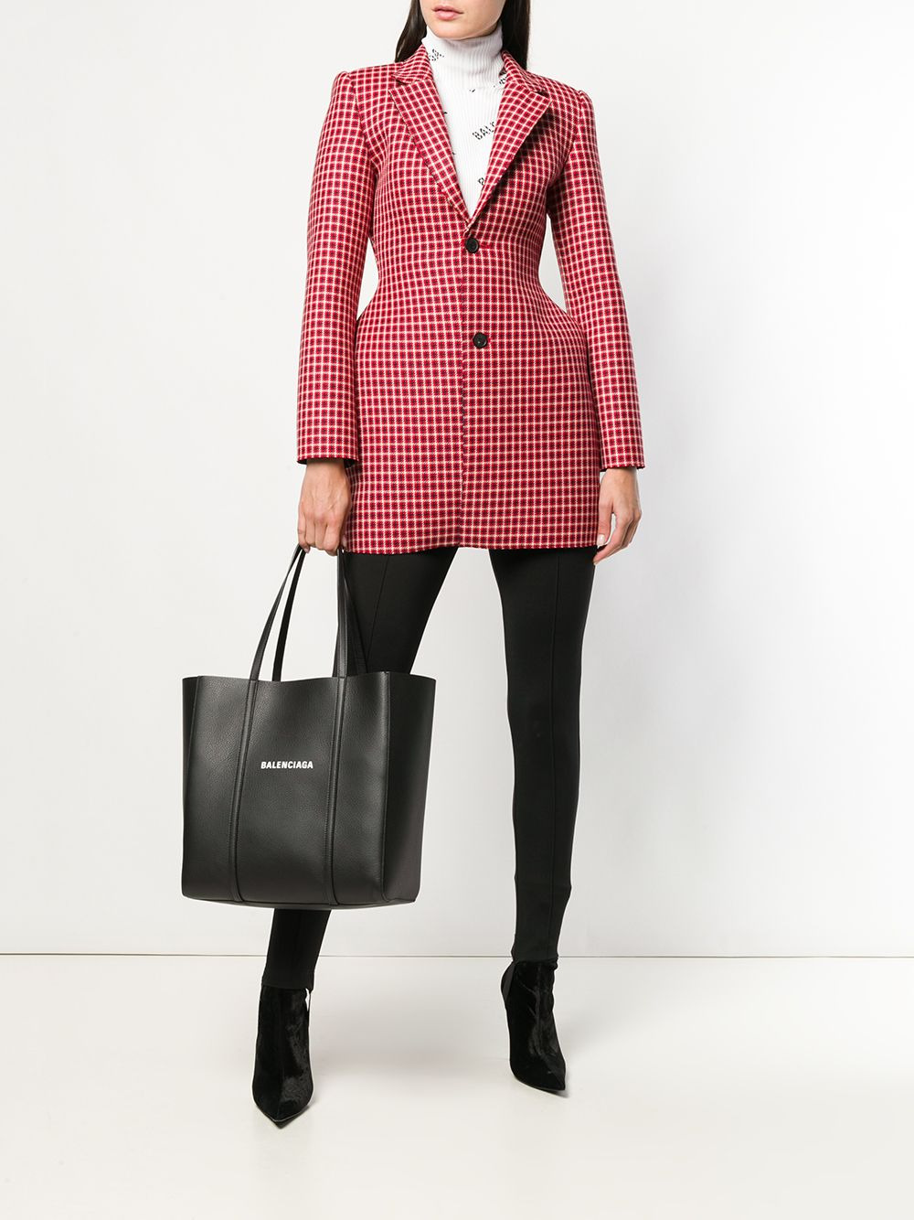 3D houndstooth jacket - 2