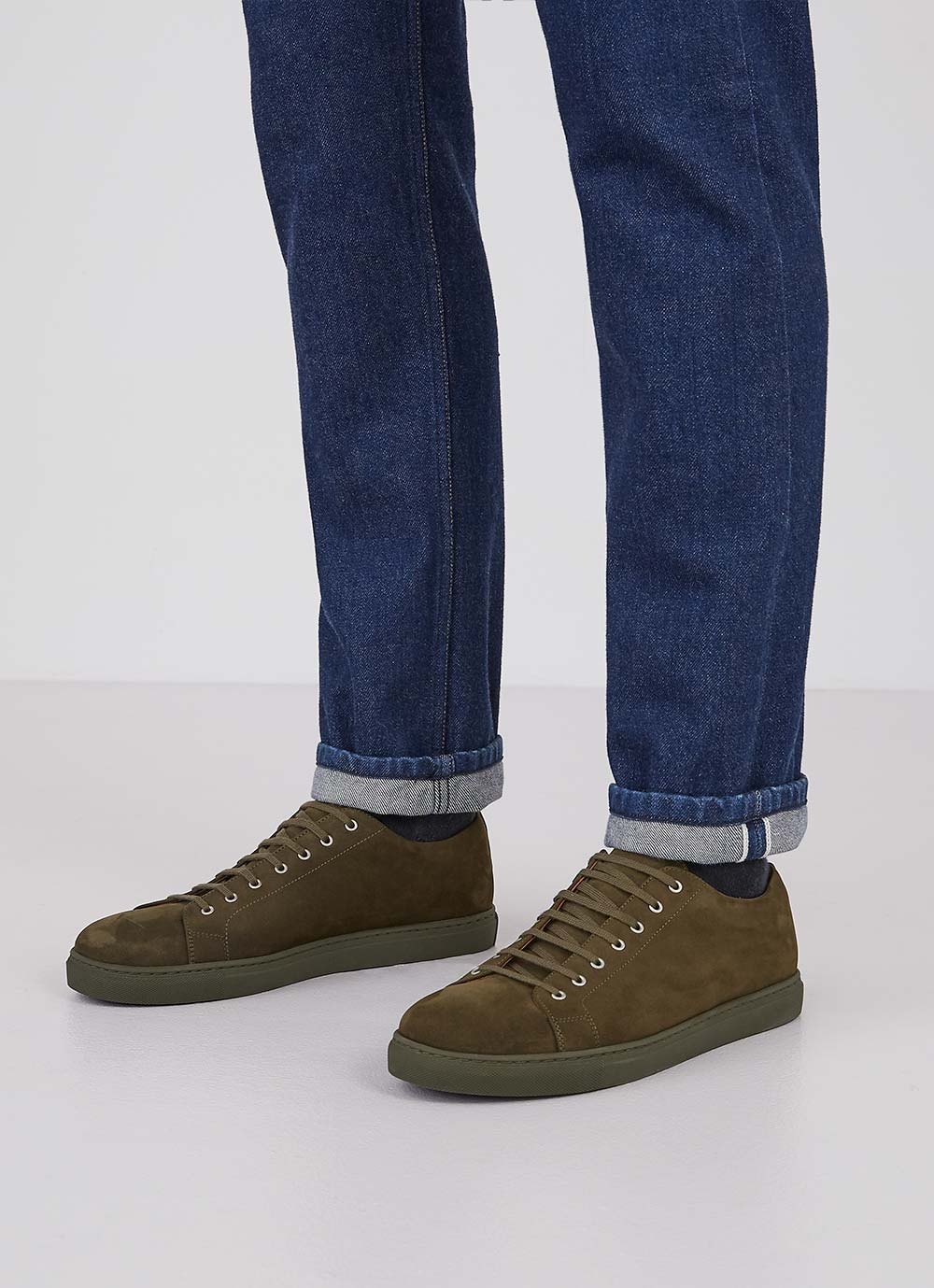Suede Tennis Shoe - 5