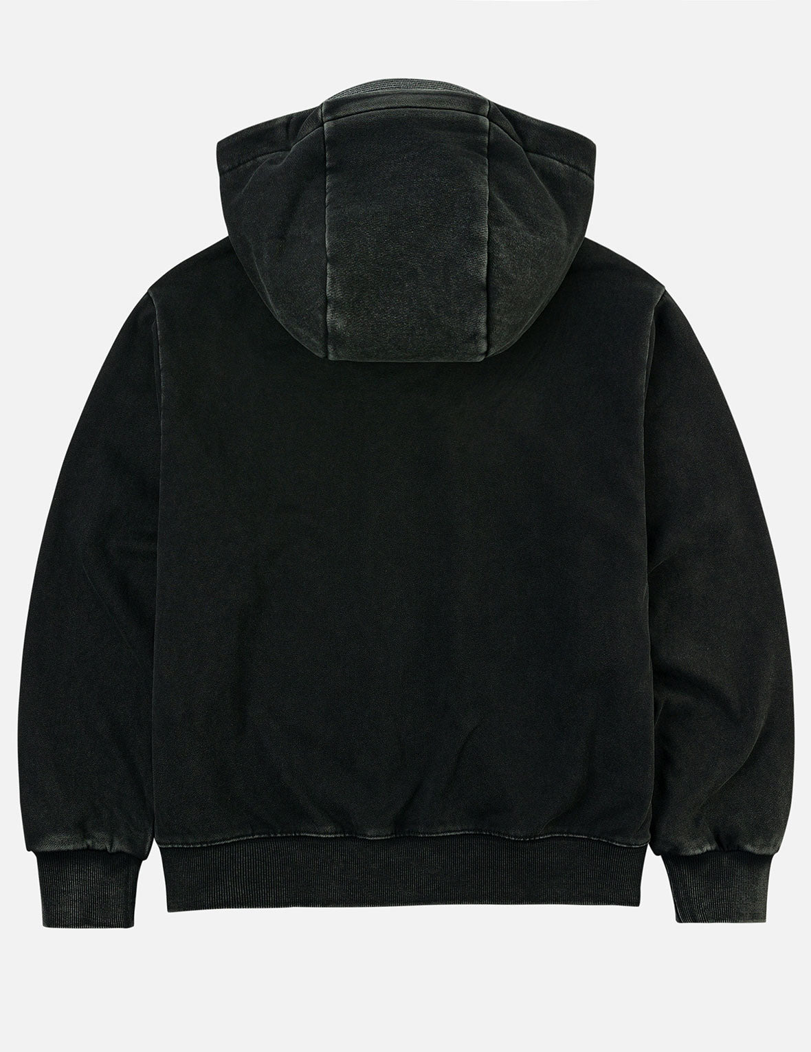 Slogan Print Oversized with Cap Hooded Jacket - 4