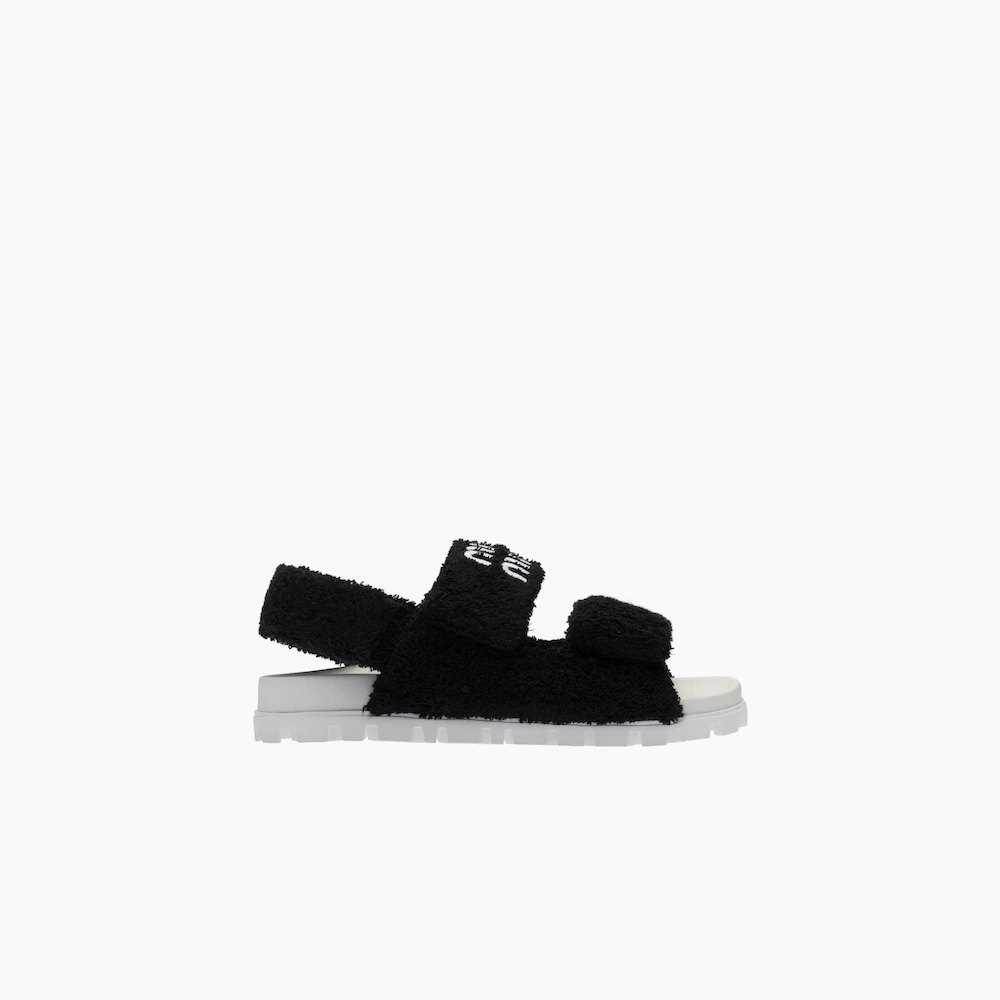 Miu Miu Terry cloth sandals | REVERSIBLE