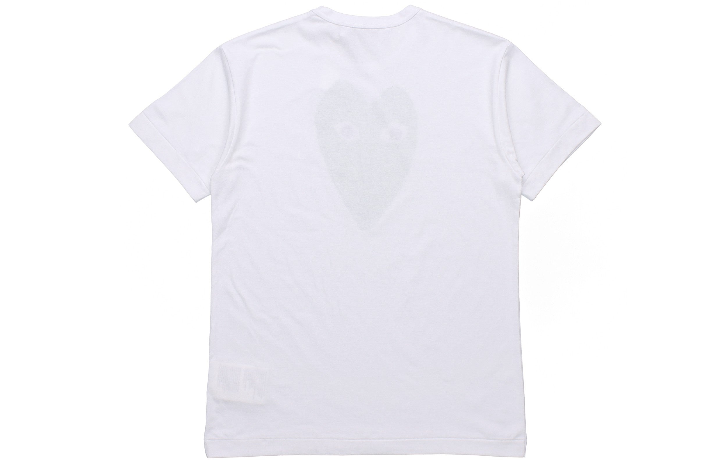 COMME des GARCONS PLAY GreenHeart Shaped Printing Short Sleeve White AZ-T060-051-1 - 2