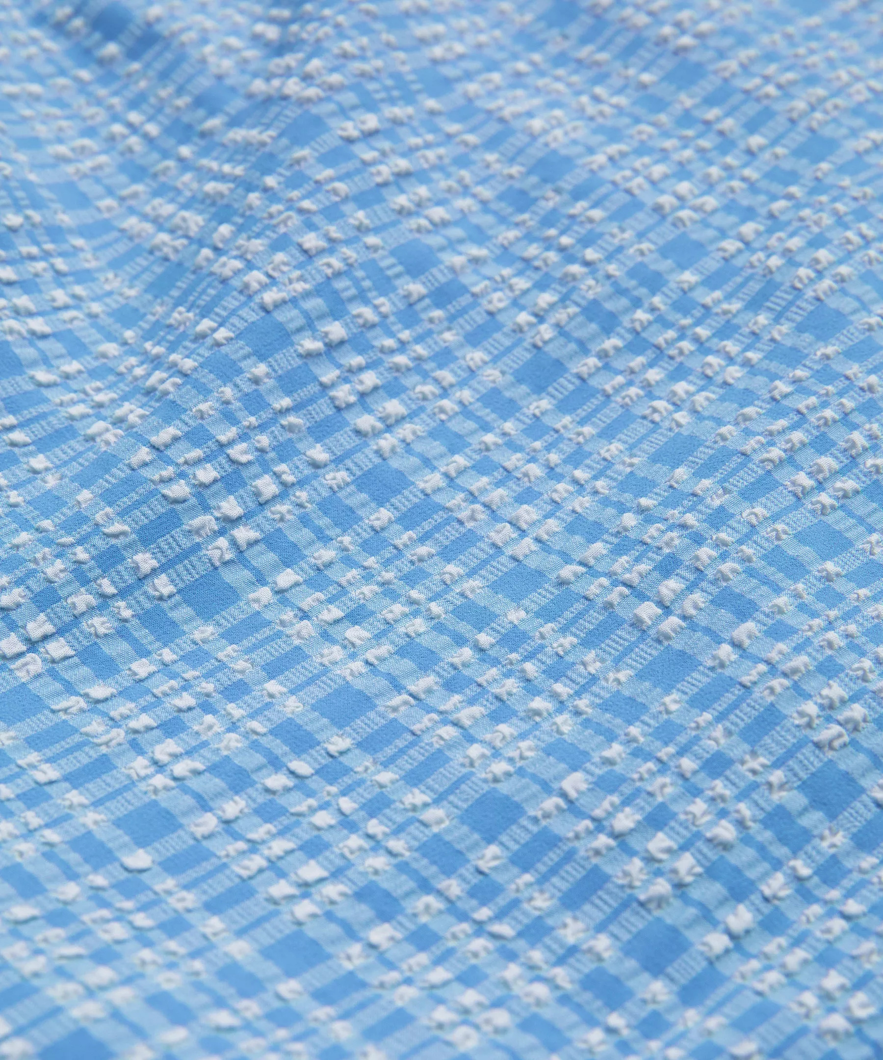 Seersucker Check Mid-Rise Pull-On Short 3" - 8