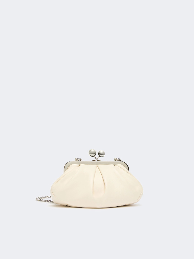 PRATI Small sheepskin Pasticcino Bag - IVORY 1