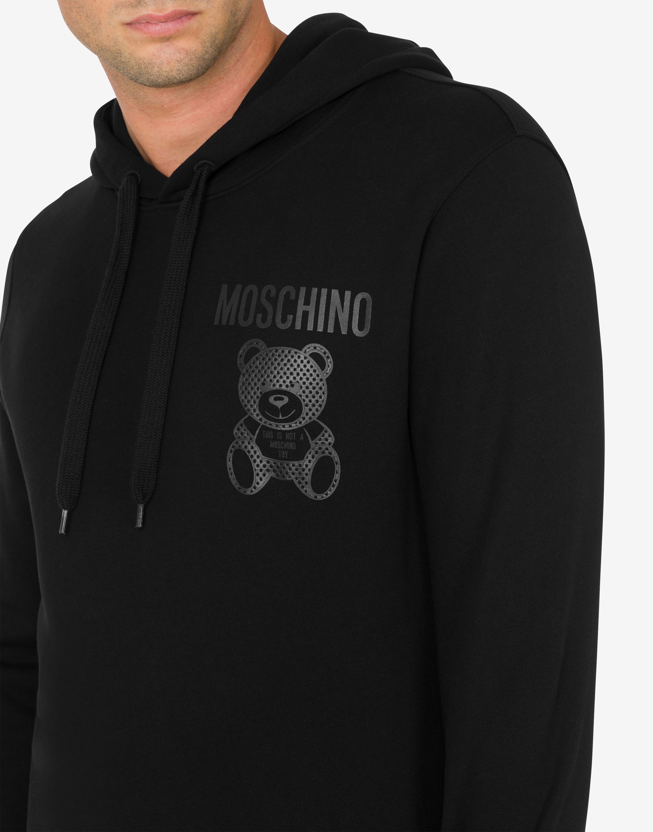 MESH TEDDY BEAR HOODIE - 4