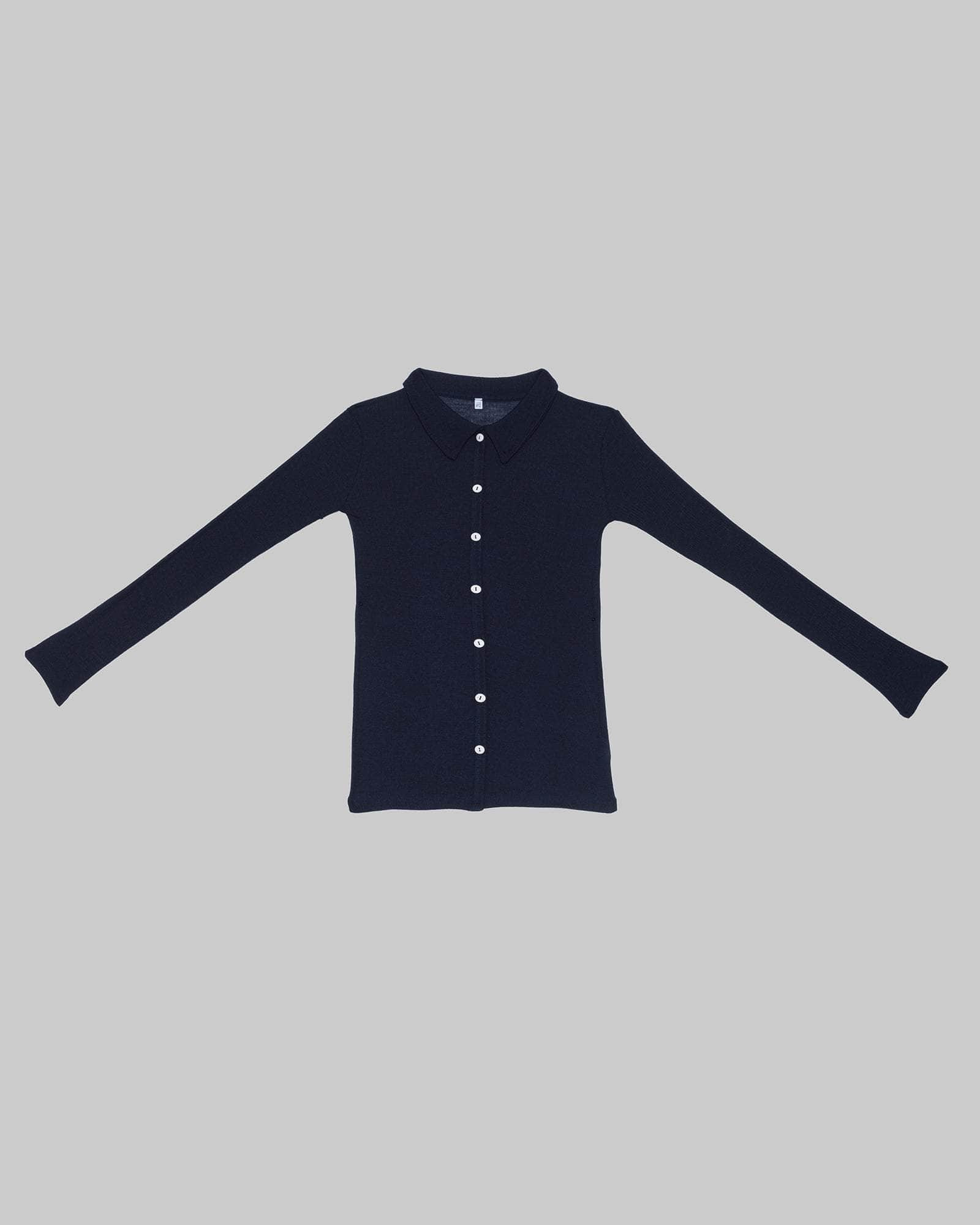 Cosme Shirt - Fine Wool Rib - 7