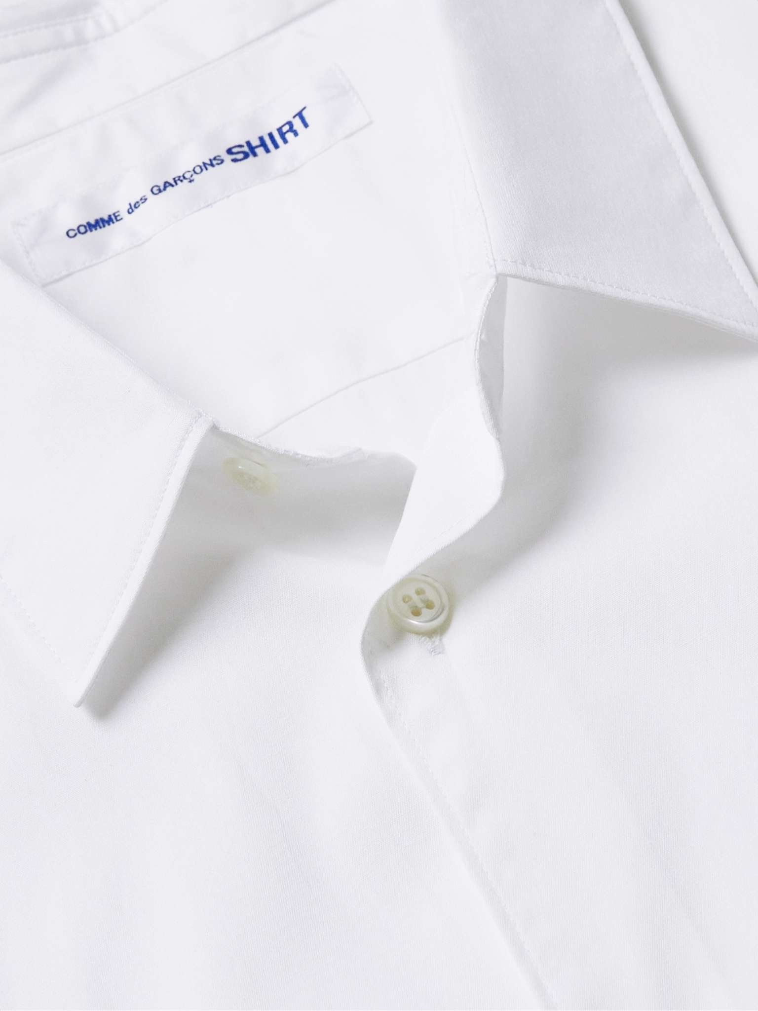 Printed Cotton-Poplin Shirt - 5
