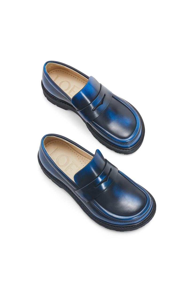 Blaze loafer in bicolour brushed-off calfskin 4
