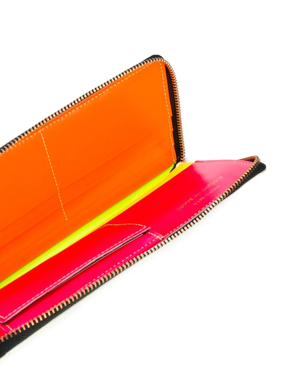 neon zip around wallet - 3