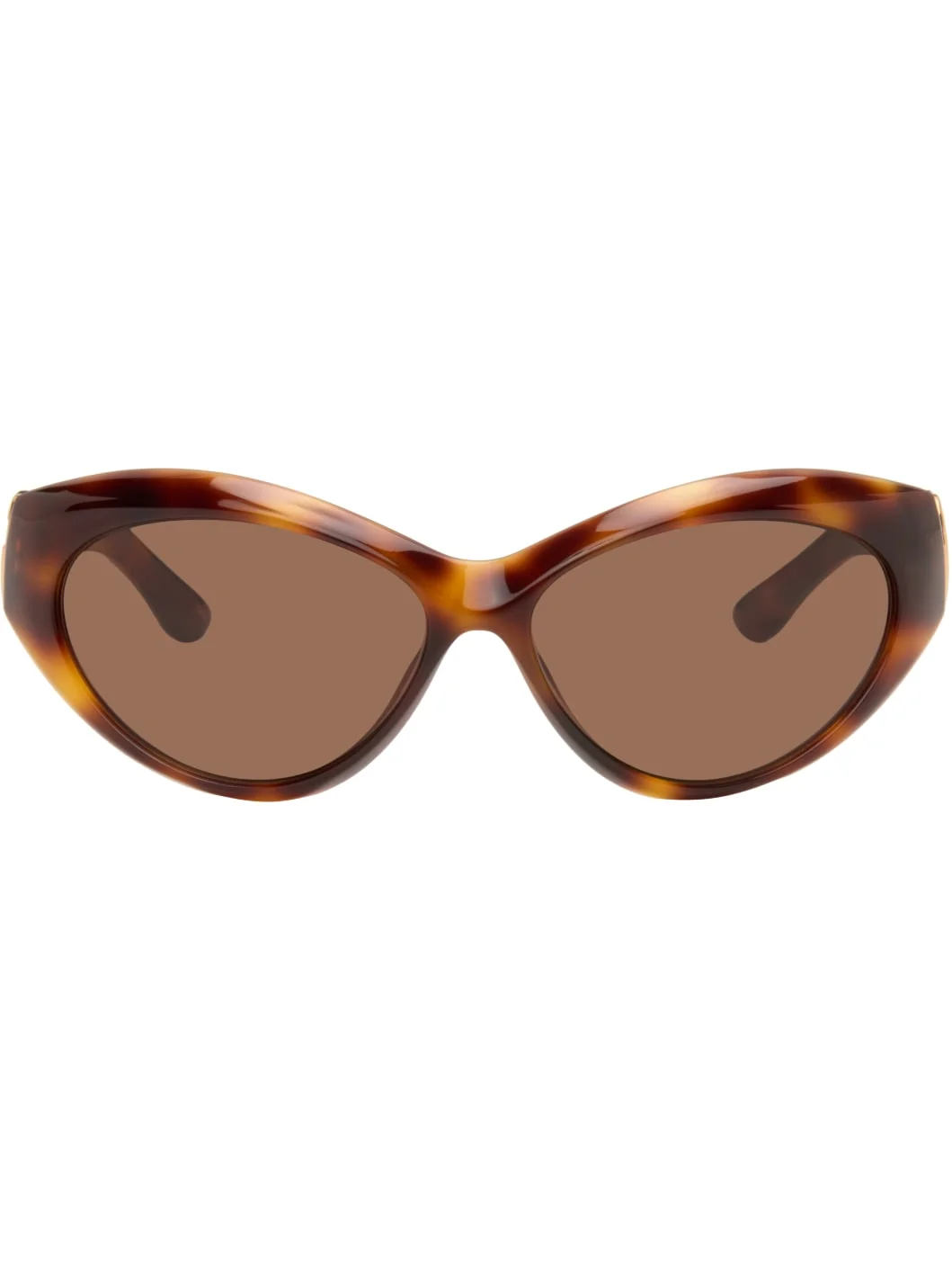 Brown Cat Eye Frame Sunglasses - 1
