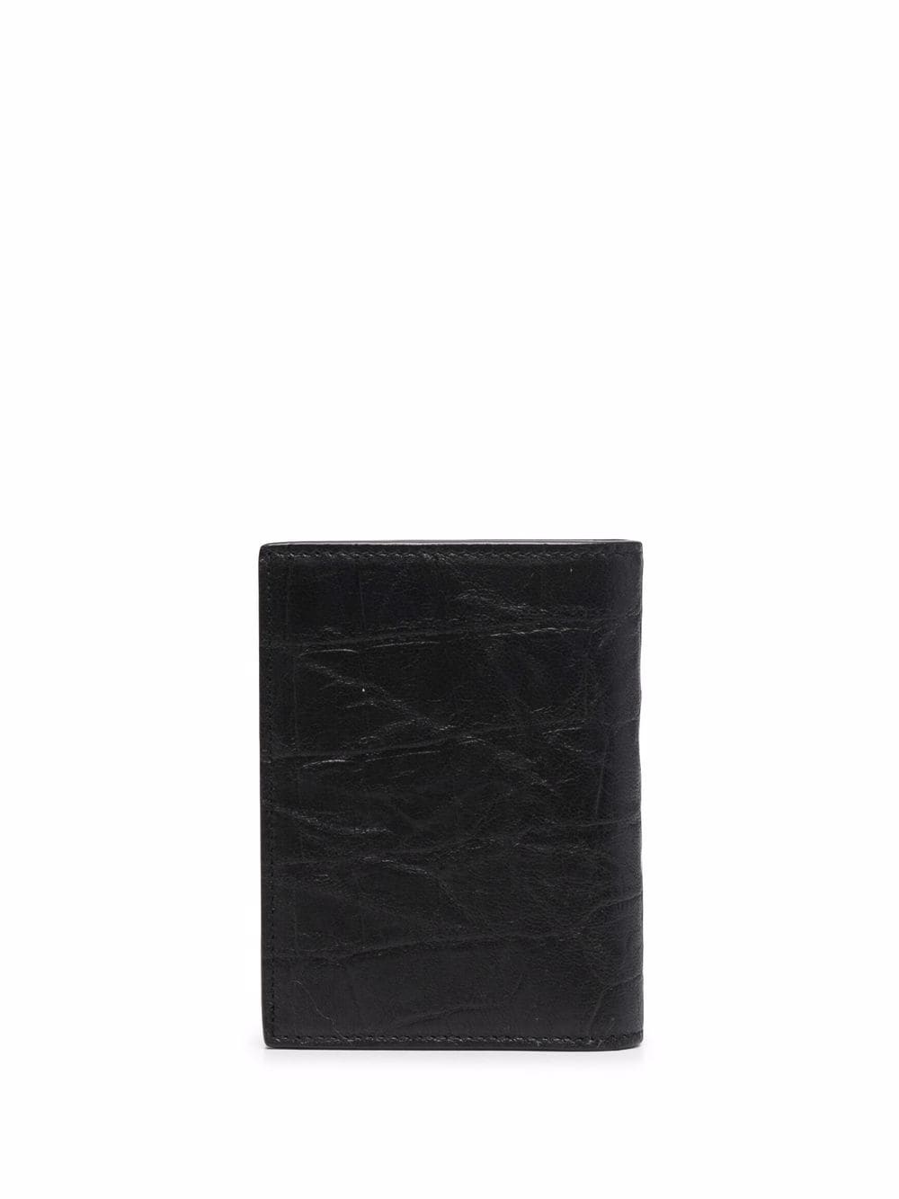 logo-plaque leather wallet - 2