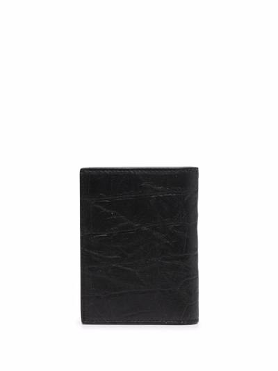 SAINT LAURENT logo-plaque leather wallet outlook