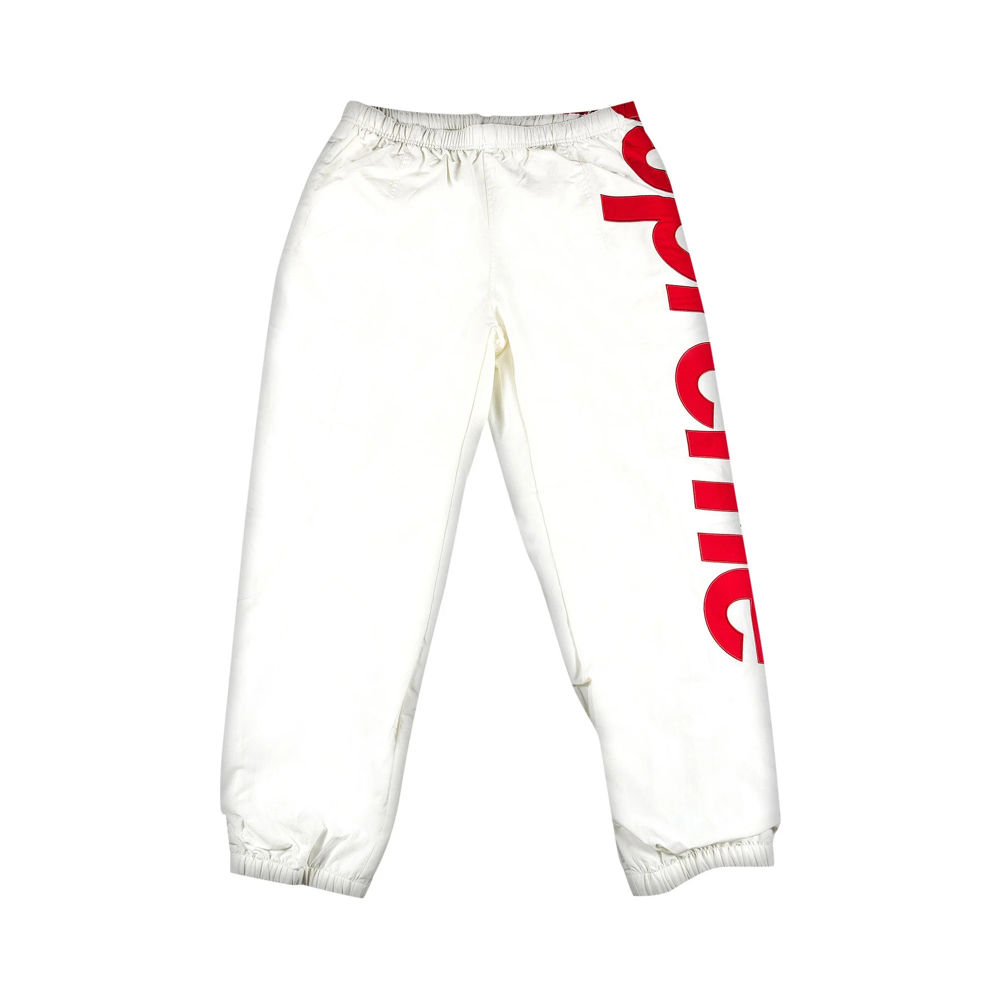 Supreme Spellout Track Pant 'White' - 1
