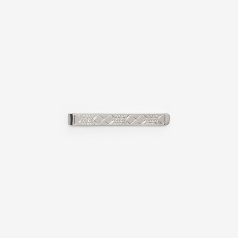 Engraved Check Tie Bar 1
