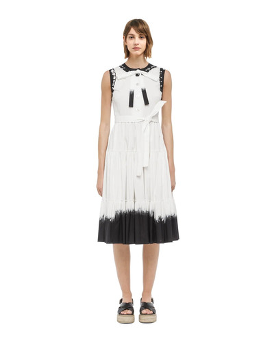 Prada Stretch cotton poplin dress outlook