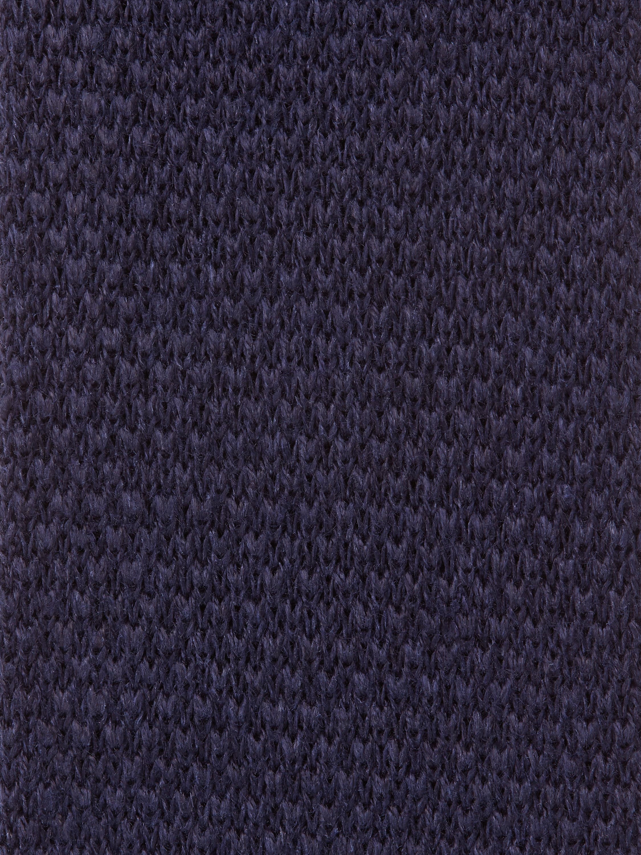 DARK BLUE OASI LINO TIE - 2