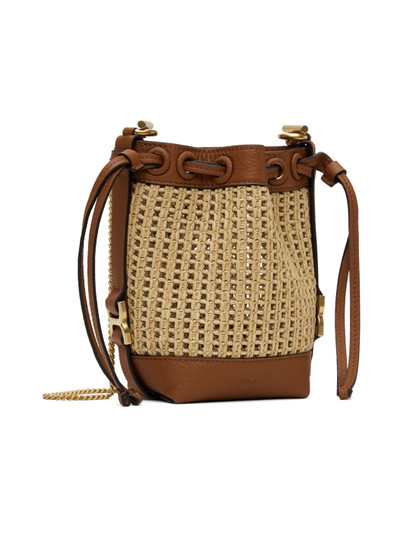 Chloé Beige & Brown Micro Bucket Bag outlook
