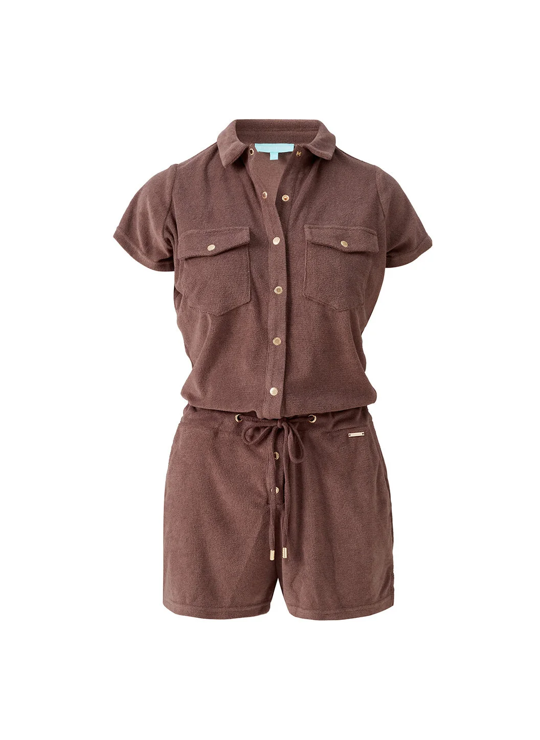 CHERYL COFFEE ROMPER - 1