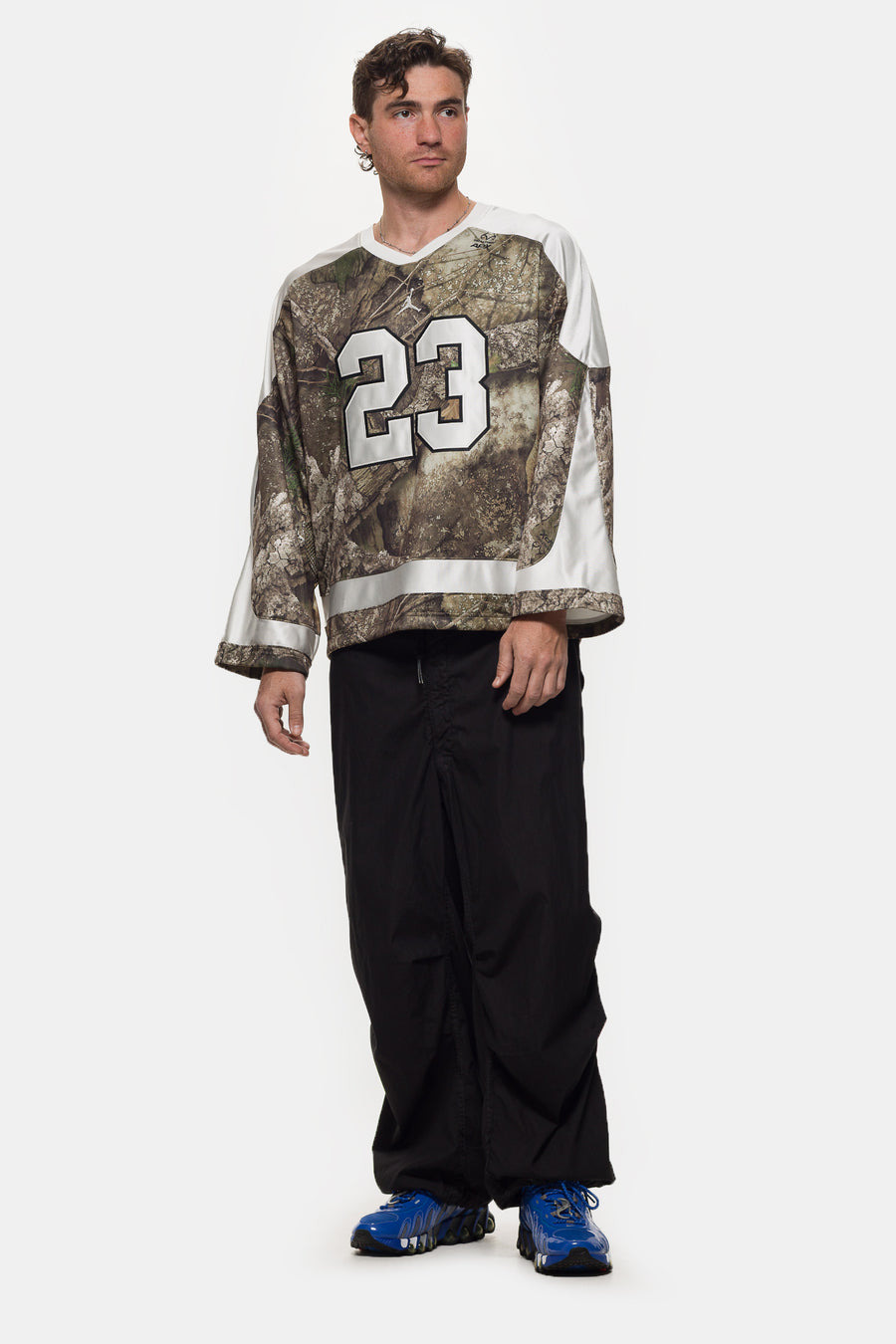 Brooklyn Realtree Hockey Jersey in Medium Olive/Sail - 2