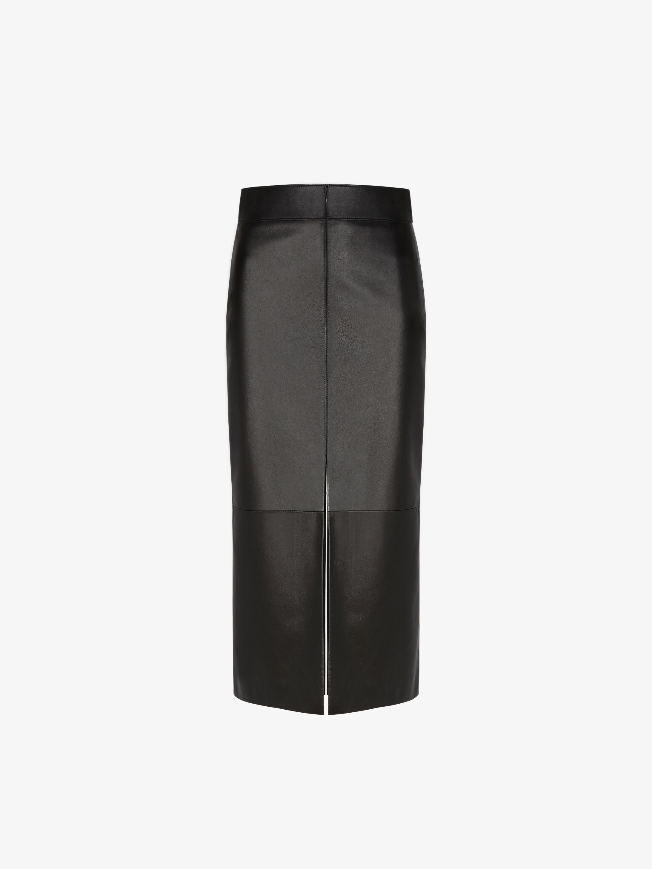 Pencil skirt in leather - 4