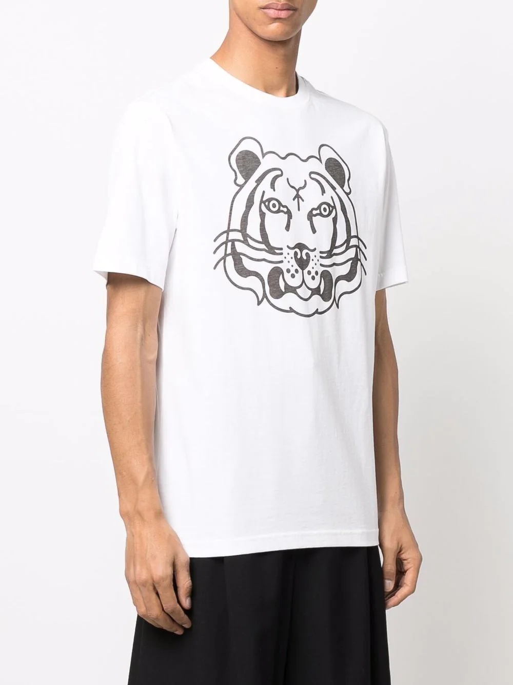 Tiger Head print T-shirt - 3