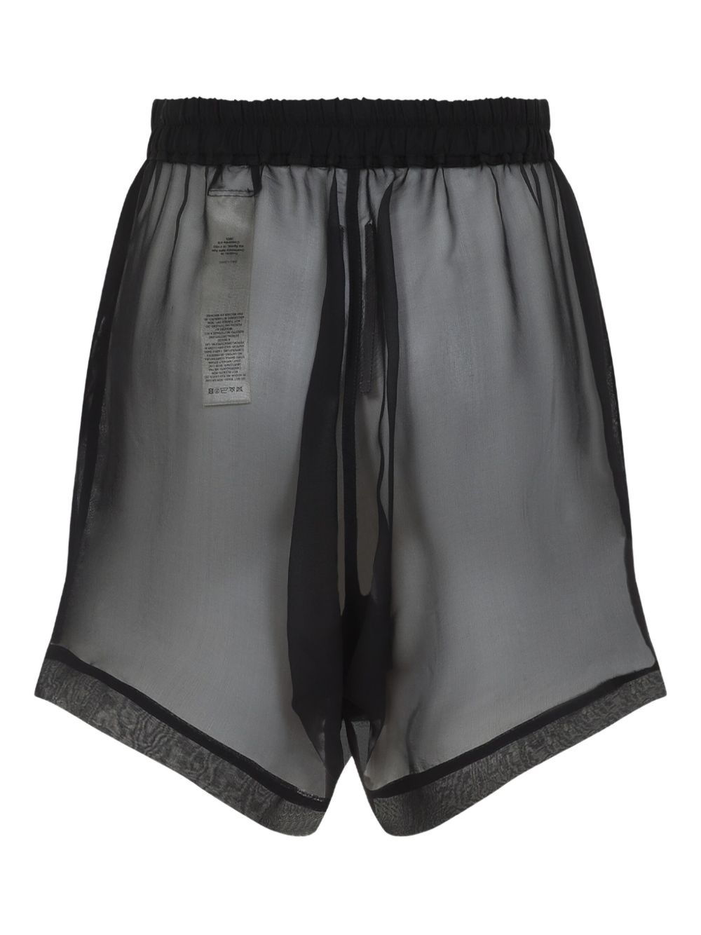 semi-sheer shorts - 2