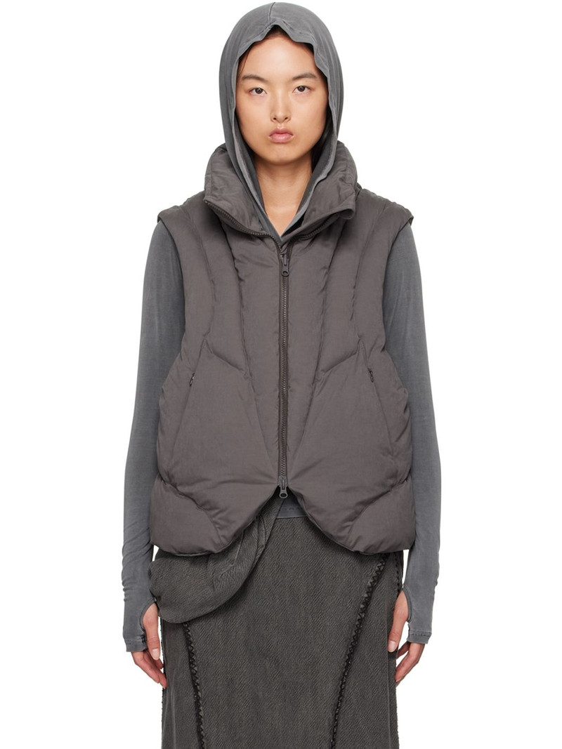 SSENSE Exclusive Gray Padded Vest 1