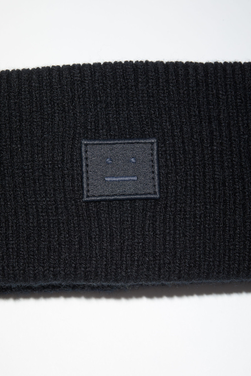 Ribbed headband - Black 4