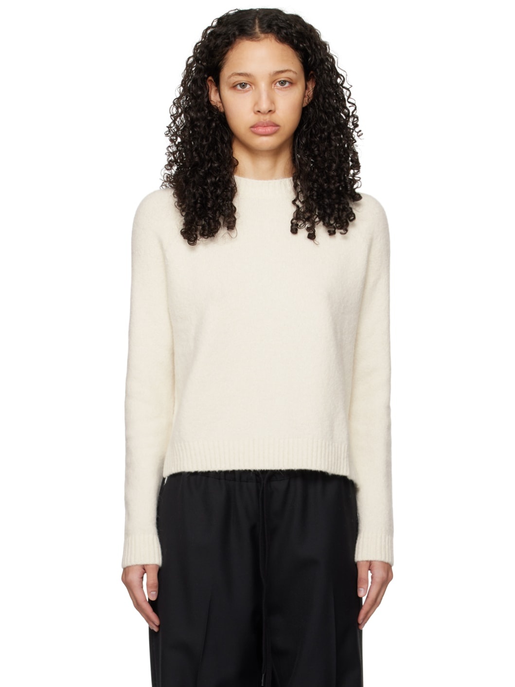 Off-White Rib Sweater - 1