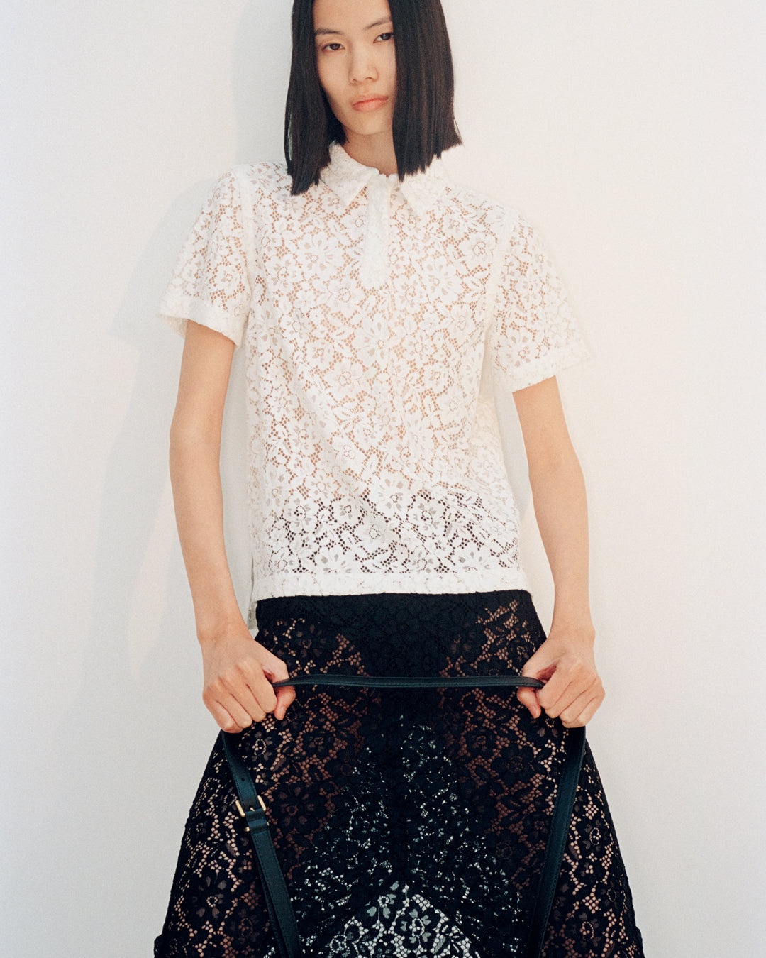 Kennedy Top in Stretch Lace - 7