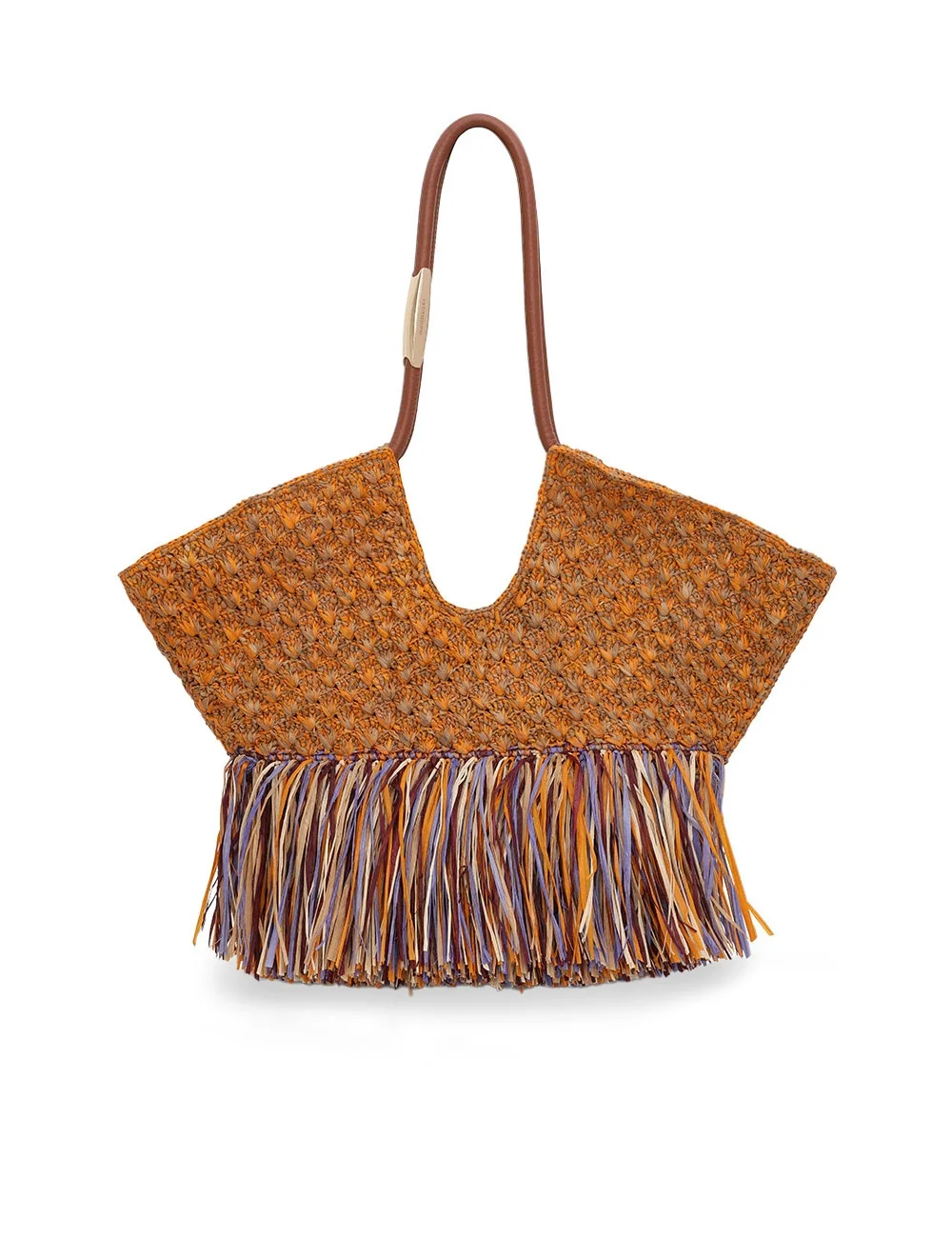 GOLDENTIME MEDIUM FRINGE TOTE - 1