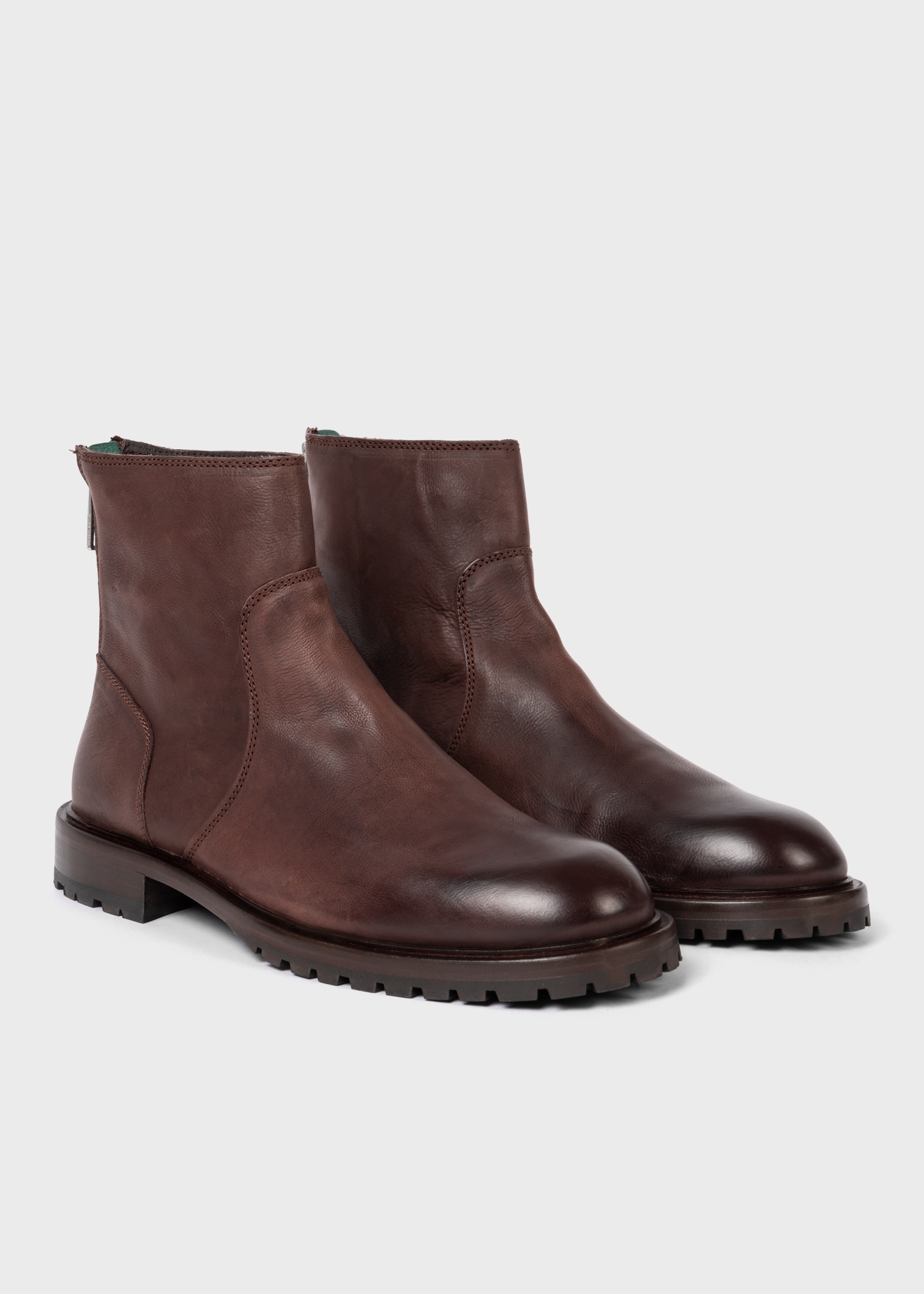 Leather 'Falk' Boots - 4