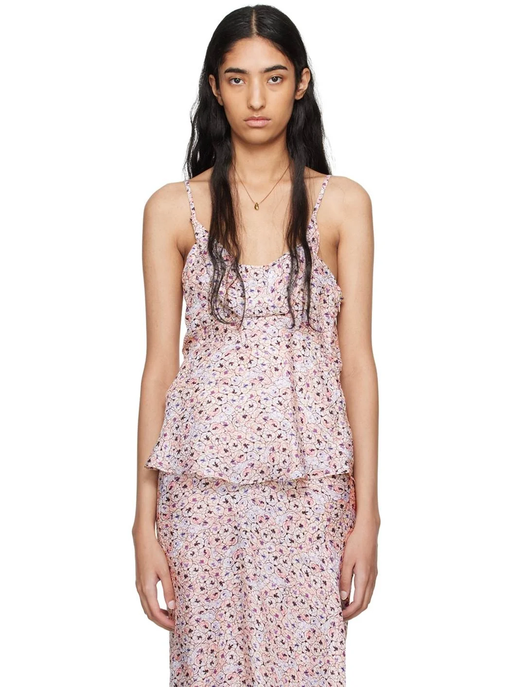 Off-White & Purple Minha Camisole - 1