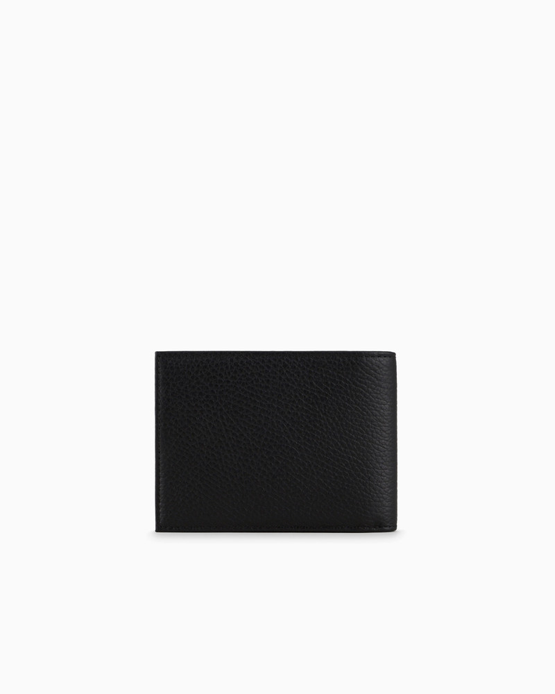 EMPORIO ARMANI TUMBLED-LEATHER WALLET WITH COIN PURSE outlook
