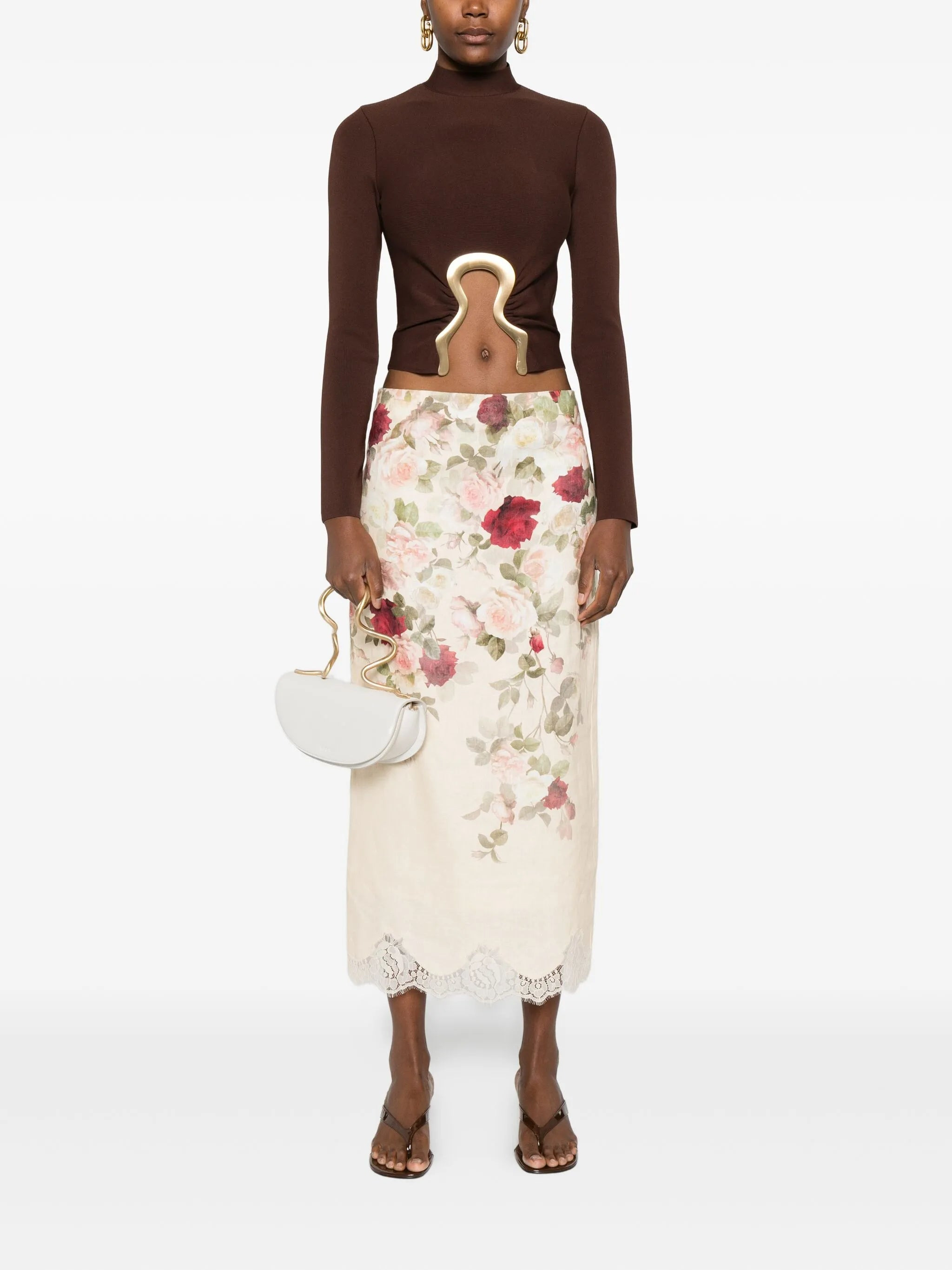 Cult Gaia High-neck Embellished Top - 3