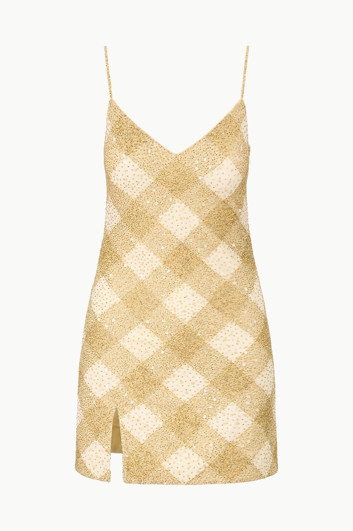 STAUD ACQUA DRESS GOLDEN HOUR - 1