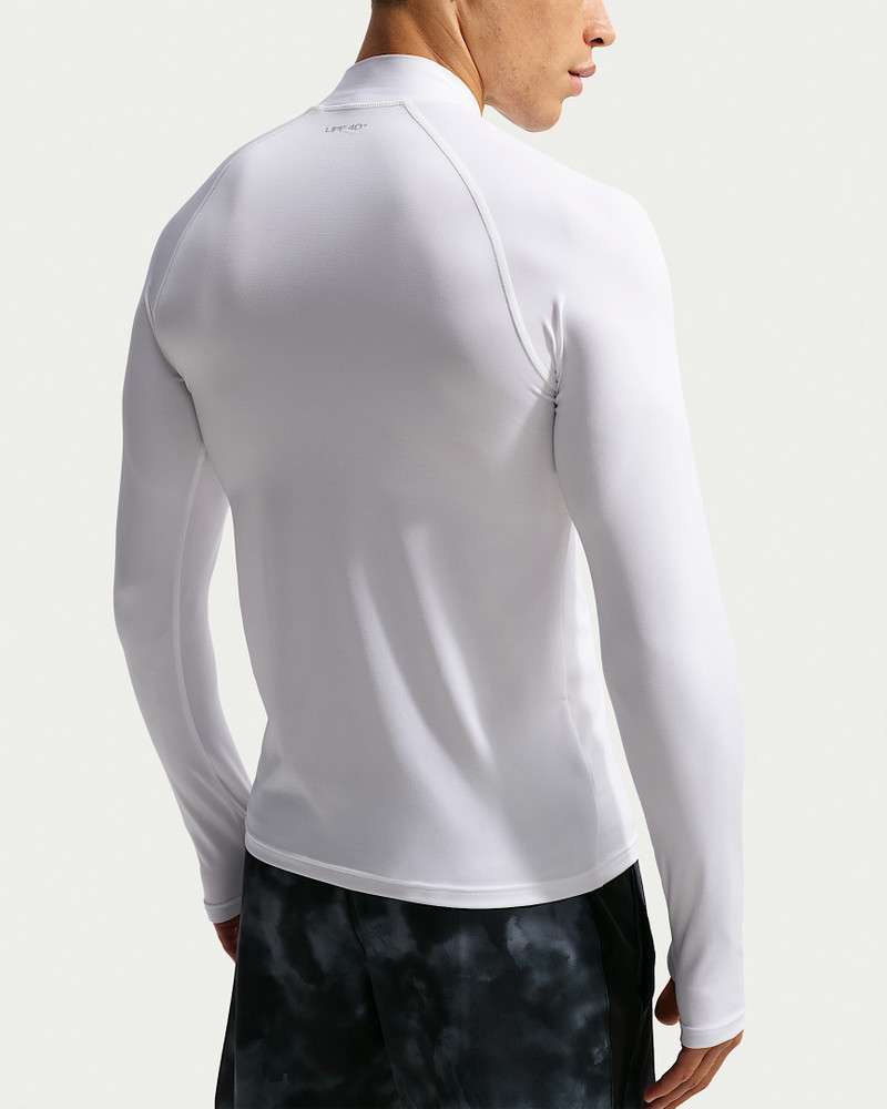 Nike Nike Swim Whitewater Essential Men's Dri-FIT UV Long Sleeve Rashguard Top outlook