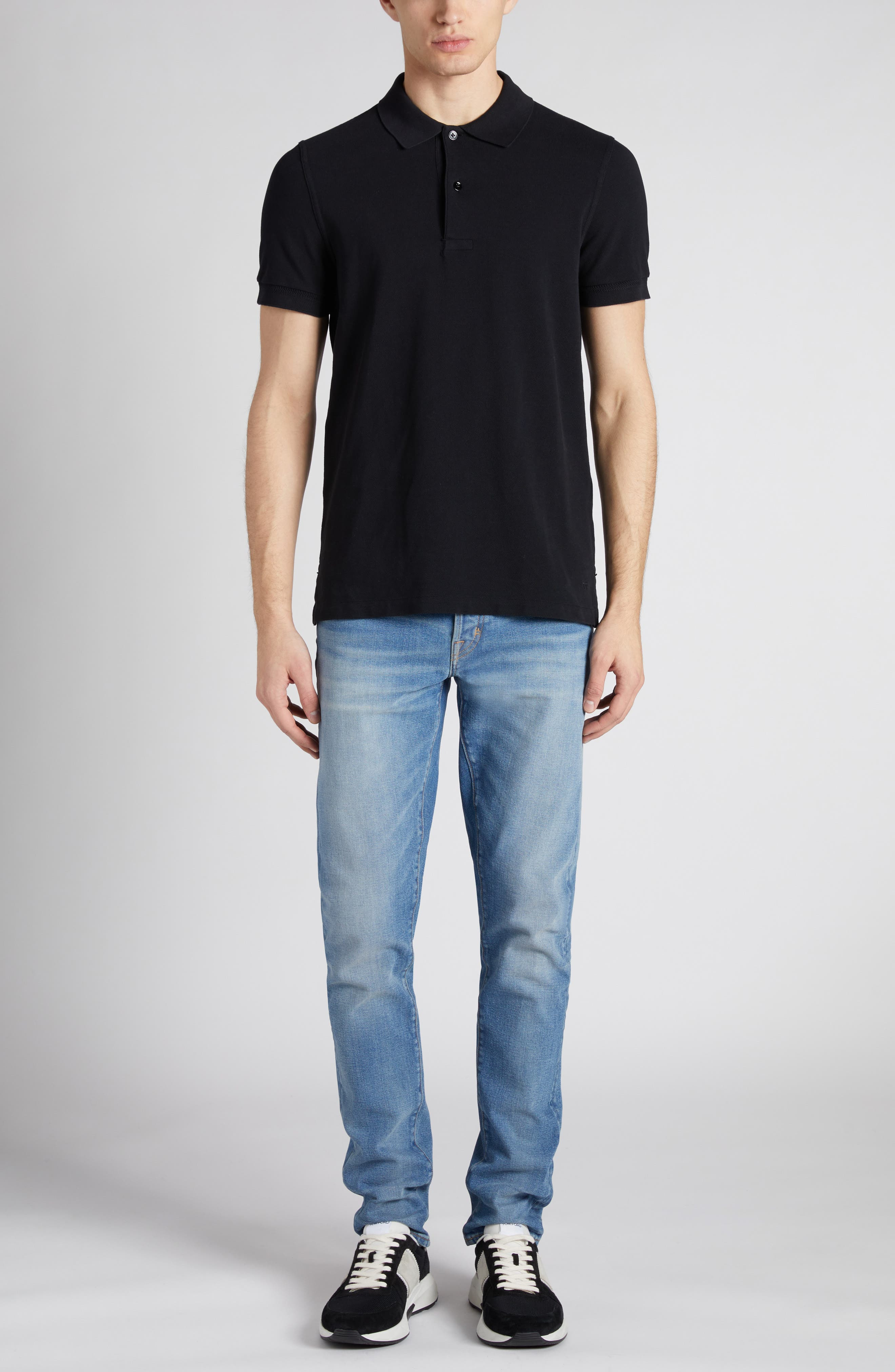 Short Sleeve Cotton Piqué Polo - 2