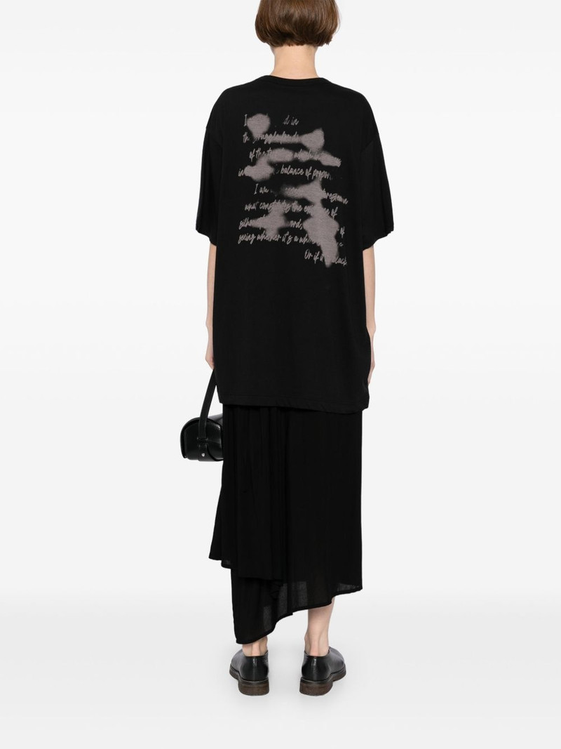 Yohji Yamamoto cotton jersey T-shirt outlook