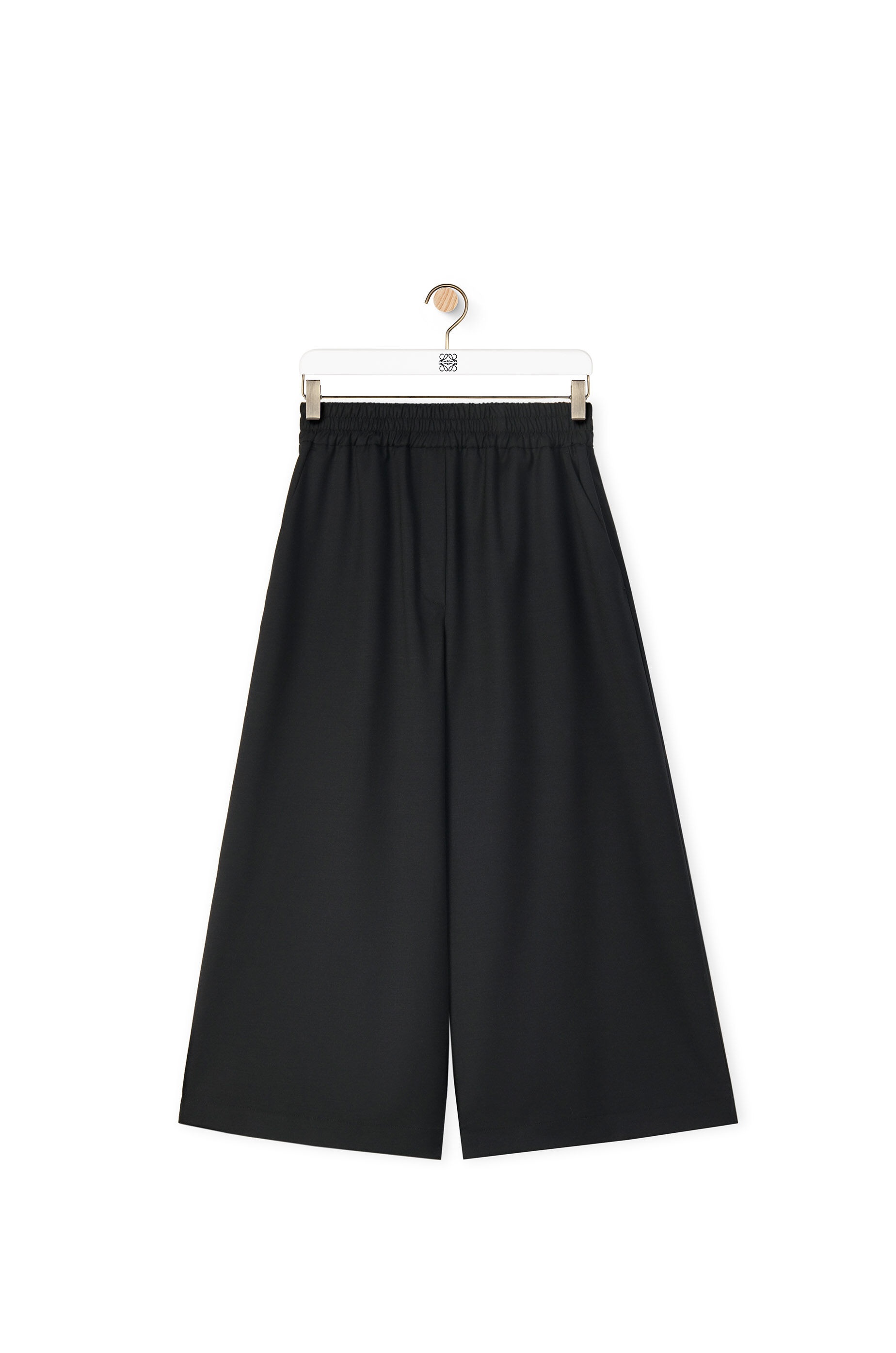 Cropped trousers in wool - 1