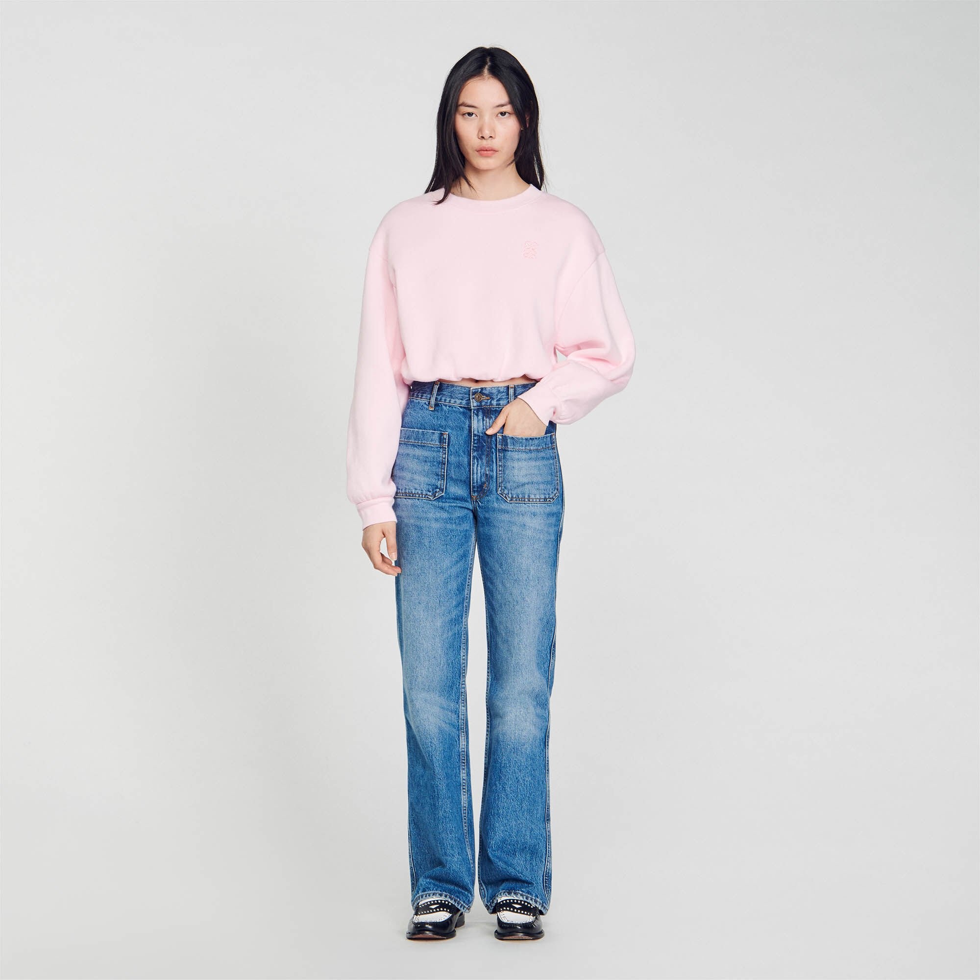 CROPPED SWEATSHIRT - 2