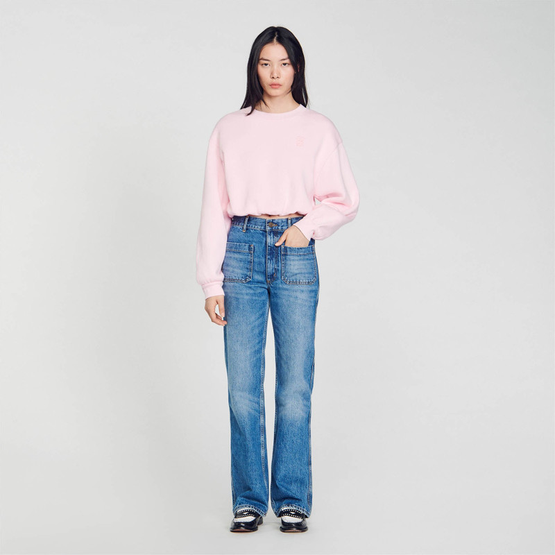 Sandro CROPPED SWEATSHIRT outlook