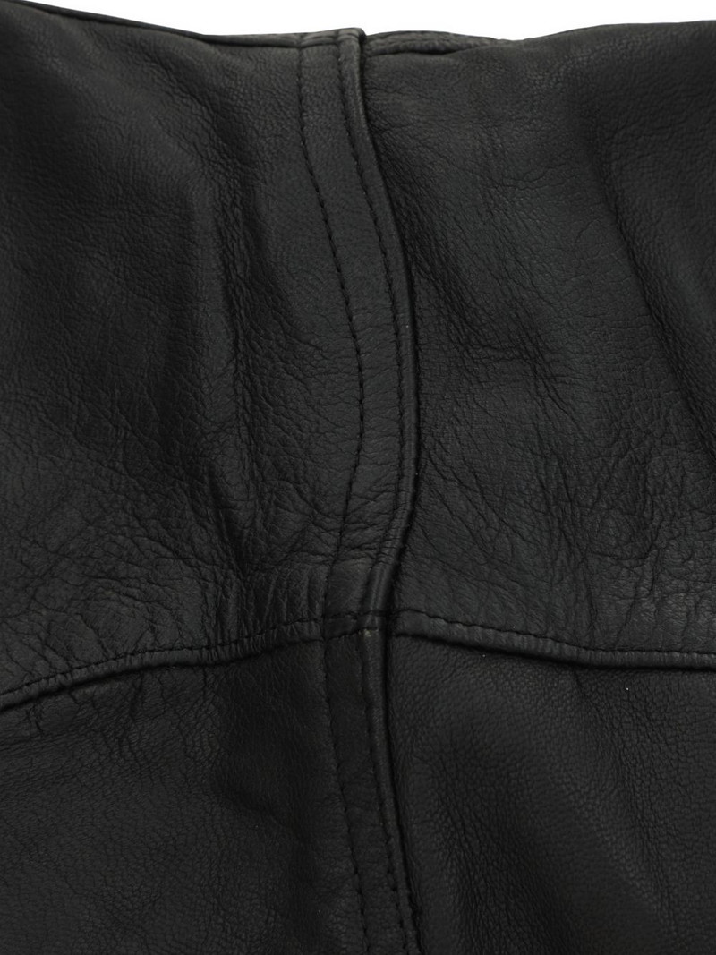 pocket leather shoulder bag 4