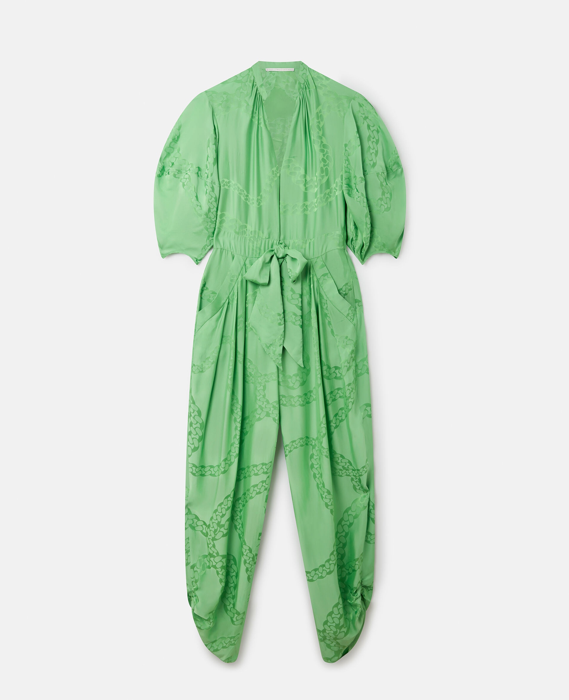 Falabella Print Silk Jacquard Jumpsuit - 1