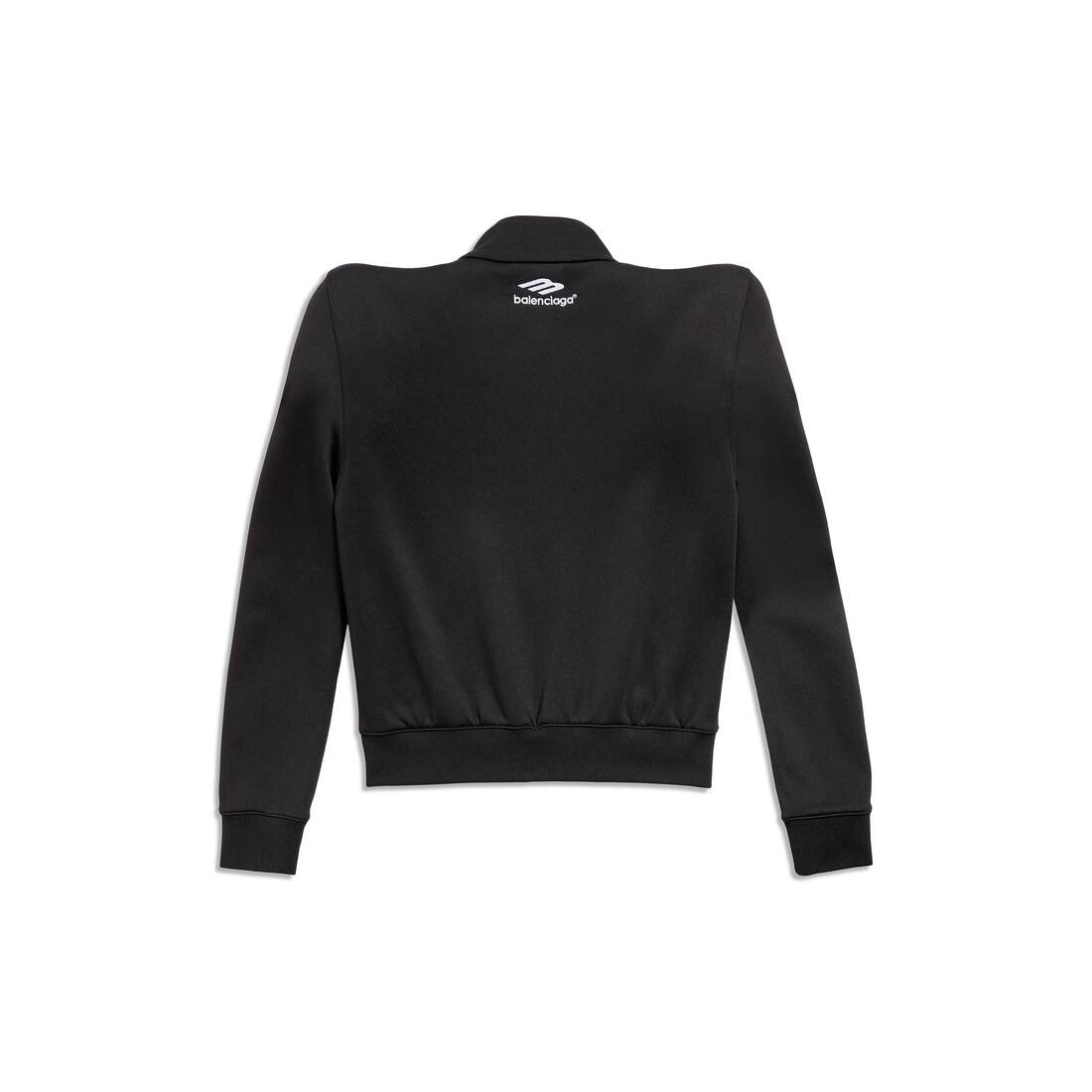 3b Sports Icon Round Shoulder Jacket in Black - 2