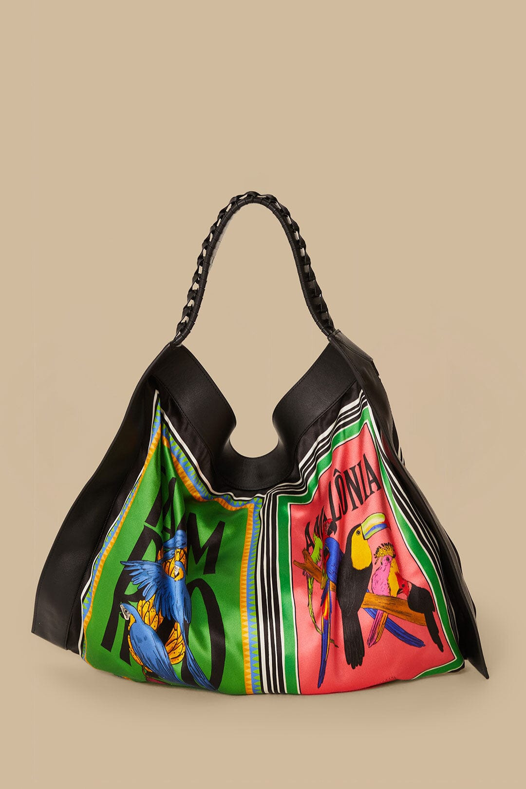 Tropical Birds Scarf Bag - 5