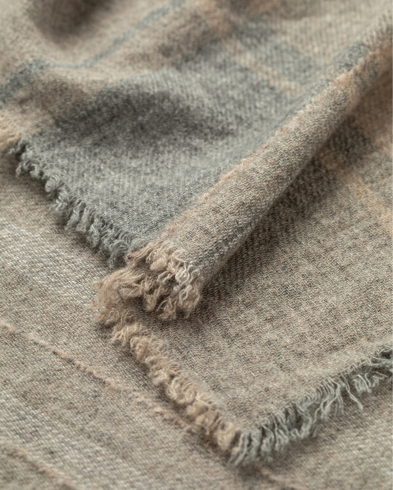 Gullane Dark Cashmere Stole 3