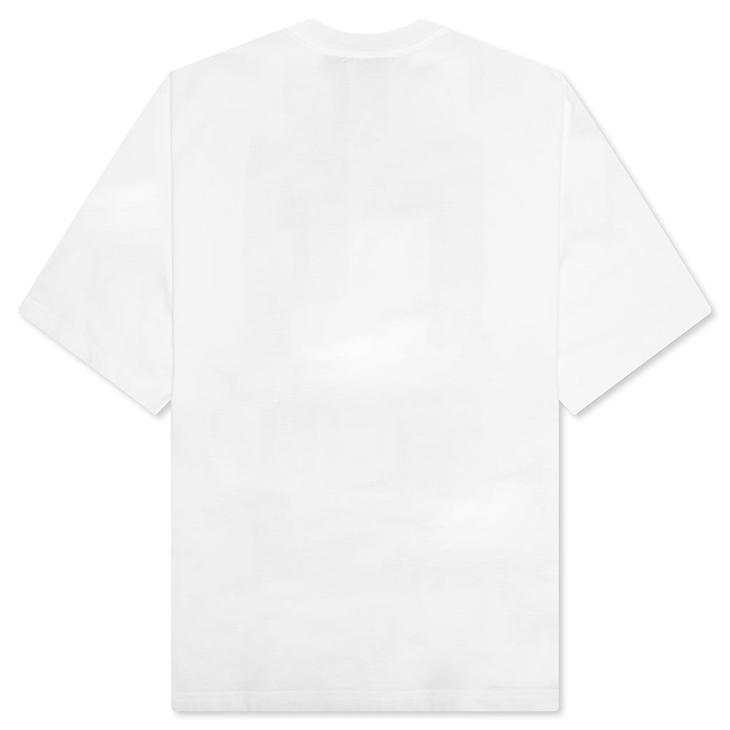 COTTON T-SHIRT WITH DANTE PATCH - LILY WHITE - 2
