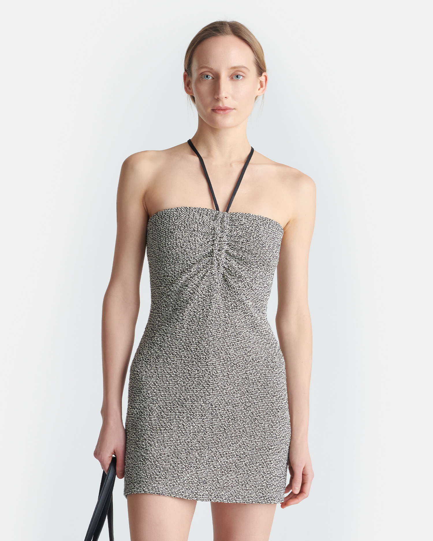 Loopback Cotton Mini Dress - 3