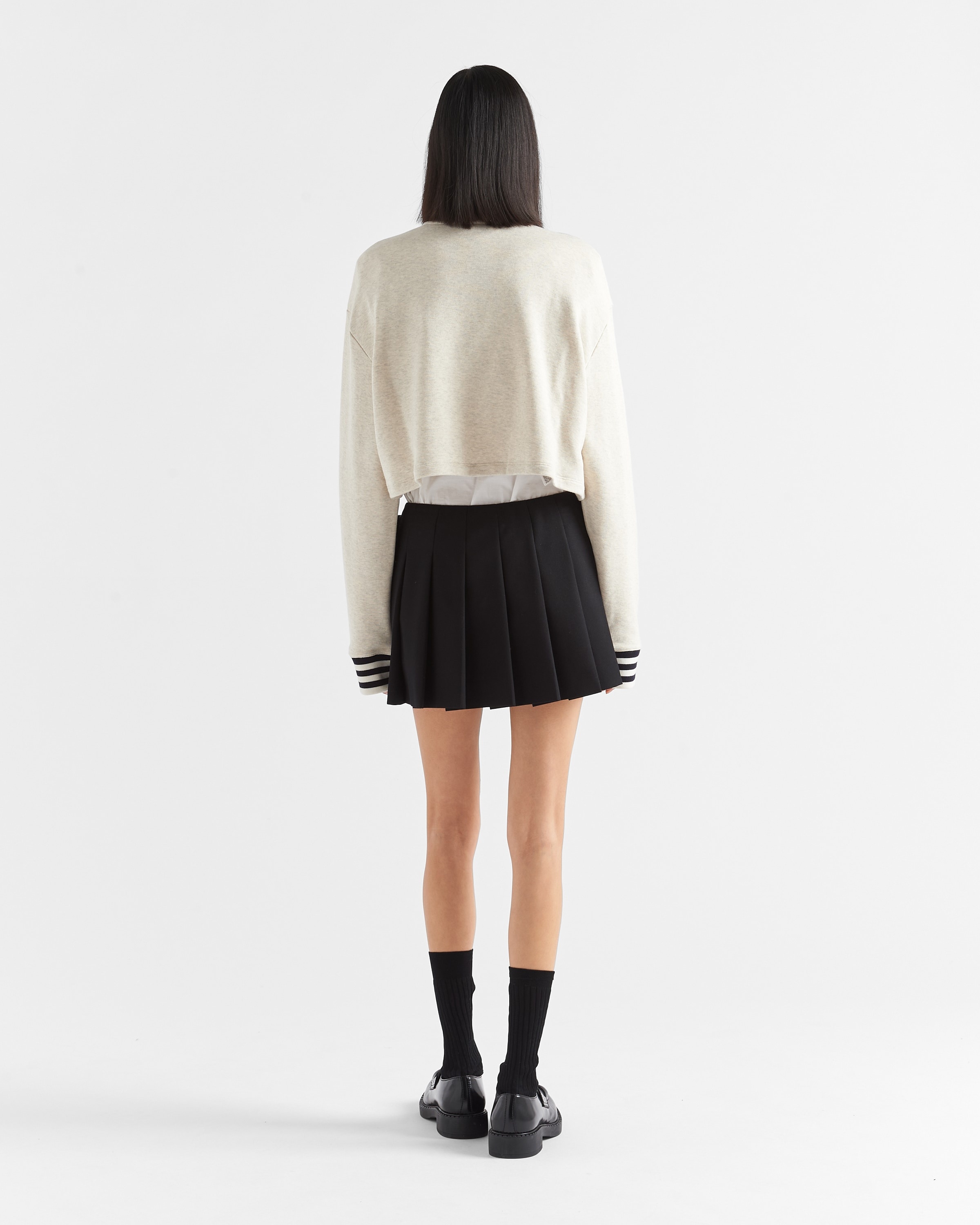 Oversized cotton fleece sweatshirt - 5