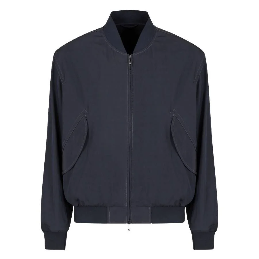 Emporio Armani Viscose-Nylon Blouson Jacket - 1